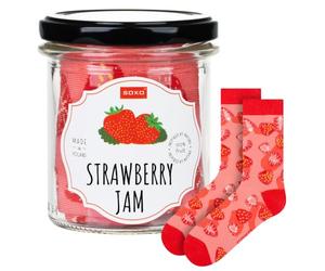 soxo Cotton Socks For Women - Fruit Jam Gifts - Funny Presents 2.5-6.5 | Thank You, Best Friend, Sweets Motif, Birthday Surprise, Crew Style, Ladies Fashion