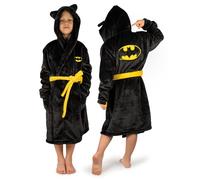 soxo DC Comics Batman Kids Robes Black Kid Dressing Gown Boys Gifts Girls Hooded Bathrobe 134-140 Batman