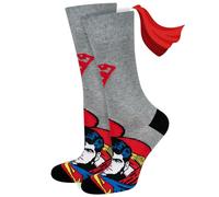 soxo DC Comics The Batman Superman Socks Men Cotton Funny Gifts Mens Walking Sock 6.5-10.5 Superman 1 Pair