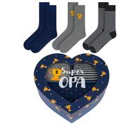 soxo Grandad Gifts - Funny Grandpa Socks For Men & Mug 6.5-10.5