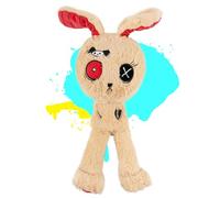 soxo Gus Fink Horror Plushies Teddy Bear Halloween Scary Cuddly Toy Plush Teddies Emo Toys Gifts Beige Rabbit