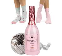 soxo Prosecco Gifts For Women - Wine Ladies Socks - Funny Presents 2.5-6.5 | Aperol Spritz, Thank You, Best Friend, Cotton Fabric, Birthday Surprise, Crew Style, Girls Fashion