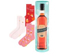 soxo Prosecco Gifts For Women - Wine Ladies Socks - Funny Presents 2.5-6.5 | Aperol Spritz, Thank You, Best Friend, Cotton Fabric, Birthday Surprise, Crew Style, Girls Fashion