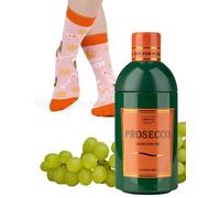 soxo Prosecco Gifts For Women - Wine Ladies Socks - Funny Presents 2.5-6.5 | Aperol Spritz, Thank You, Best Friend, Cotton Fabric, Birthday Surprise, Crew Style, Girls Fashion