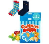 soxo Socks For Men & Women - Sweets Gift Box - Cookies Presents 2.5-10.5 | Thank You, Best Friend, Cotton Fabric, Birthday Surprise, Crew Length, Funny Design, Size Range