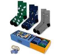 soxo Sport Socks Men Gifts Mens Long Cotton Sock Funky Gift Presents Multipack 6.5-10.5 Rugby 3 Pairs