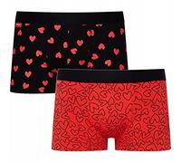 soxo Valentine's Day Mens Boxers Shorts Underwear Man Gift Men Cotton Trunks Boxer Briefs L Hearts 2 Pieces