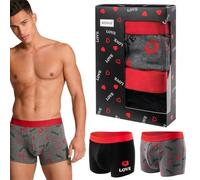 soxo Valentines Gifts For Him - Boxer Shorts Men - Love Trunks | Cotton Underwear, Underpants Option, Boys Fashion, Man Choice, Anniversary Surprise