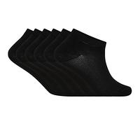 Soxy Bamboo Trainer Ankle Socks - Breathable Low Cut Ankle Trainer Socks for Men & Women - Black - UK Size 6-11