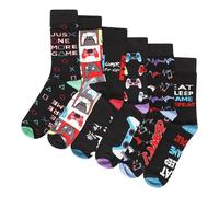 Soxy Gamer For Life Socks (Pack of 6) | Size: 12-3 Soxy Multicolor 12-3