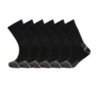 Soxy Men's Contrast Striped Socks (Pack of 12) in Black | Size: 6-11 Soxy Black 6-11