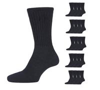Soxy Men's Cotton Socks (Pack of 20) in Black | Size: 6-11 Soxy Black 6-11