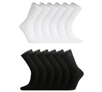 Soxy Men's Socks (Pack of 12) in Black | Size: 6-11 Soxy Black 6-11