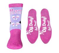 Soxy "Mum Off Duty Socks - Funny Mother’s Day Gift for Mum - Cozy & Comfy Lounge Socks - Sizes UK 4-6
