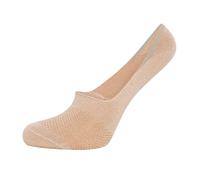 Soxy Women's Bamboo Liner Socks (Pack of 6) in Beige | Size: 4-6 Soxy Beige 4-6