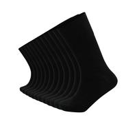Soxy Women's Mid Calf Bamboo Socks (Pack of 12) in Black | Size: 4-6 Soxy Black 4-6