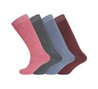 Soxy Women's Plain Wool Blend Socks (Pack of 4) 4 UK-6 UK | Size: 4-6 Soxy Multicolor 4-6