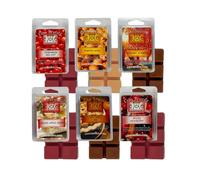Soy Blend Fall Wickless Candle Scented Wax Melts - Autumn Scents - Pumpkin Spice, Cinnamon Red Hot, Hot Apple Pie, Autumn Warmth & More. Wax bar Wax Cubes for Scented Wax Warmer. Made in The USA.