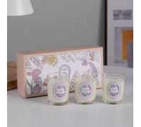 Soy Candle Gift Set - Natural Soy Wax Scented Candles for Home, Relaxation & Self Care - Long Lasting Aromatherapy Fragrance with Floral Box Packaging