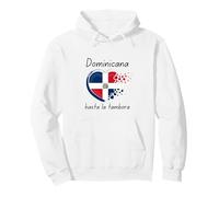 Soy Dominicana Hasta La Tambora Dominican Republic Flag Pullover Hoodie
