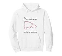 Soy Dominicana Hasta La Tambora Dominican Republic Flag Pullover Hoodie