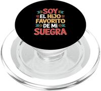 Soy El Hijo Favorito Funny Saying Colorful Gradient PopSockets PopGrip for MagSafe