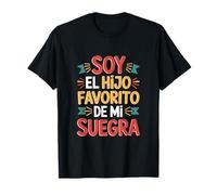 Soy El Hijo Favorito Funny Saying Colorful Gradient T-Shirt