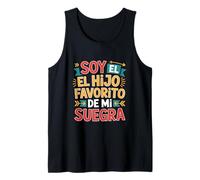 Soy El Hijo Favorito Funny Saying Colorful Gradient Tank Top