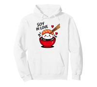 Soy In Love | Cute Chibi Kawaii Rice Japanese Sushi Eaters Pullover Hoodie