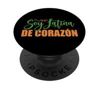 Soy Latina De Corazon PopSockets Adhesive PopGrip