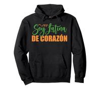 Soy Latina De Corazon Pullover Hoodie