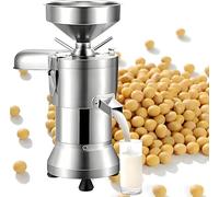 Soy Milk Machine, Commercial Tofu Maker with Slag Removal, High Speed Grinding 2800 RPM for Restaurants and Food Production Facilities