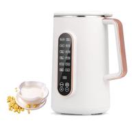 Soy Milk Maker, 1.2L Automatic Nut Milk Machine for Homemade Almond, Oat, and Soy Milk with Delay Start, Boil, and Self-Cleaning Features