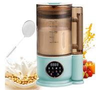 Soy Milk Maker 1.5L, Nut Milk Maker with 12-Blade Cutter, 24H Timer & Keep Warm, Automatic Plant Milk Machine for Soybean, Almond & Plant-Based Milks Green