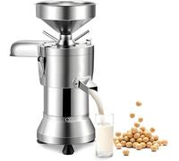 Soy Milk Maker, 1100W Automatic Electric Grain Mill Grinder for Kitchen, 25KG/H Soybean Milk and Tofu Machine, Commercial Use, Easy Operation