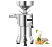 Soy Milk Maker, 1100W Stainless Steel Grinding Machine, Automatic Nut Milk Maker with Residue Separation, 25kg/h Output for Restaurants and Canteens