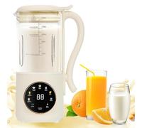 Soy Milk Maker 1400ml, 8-Function Nut Milk Machine with Self-Cleaning, 24H Delay Timer, Quiet Blending for Fresh Plant-Based Drinks, Ideal Family Size