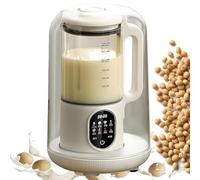 Soy Milk Maker - 8-in-1 Nut Milk Machine with Automatic Cleaning, Warming & Boiling, Delayed Start, Multifunctional for Soymilk, Juice, Smoothie