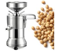 Soy Milk Maker Machine, Electric Stainless Steel Nut Milk Maker with Slag Separation, Automatic Soybean Grinding for Commercial Use