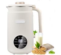 Soy Milk Maker1.5L Automatic Wall Breaking Machine Nut Milk Maker with Intelligent Touch Control with 10 Leaf fine Steel Blade12H Timer and 9 Functions for Home Kitchen