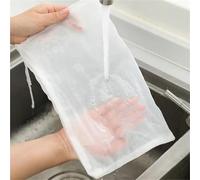 Soy Milk Wine Filter Bag Nut Milk Bag Tea Coffee Oil Yogurt Filter Net Mesh Kitchen Food Reusable Nylon Filter Bags Strainer Cheesecloth(20x30cm,5PC)