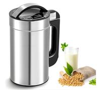 Soy & Nut Milk Machine 1.2L, Plant-Based Milk Maker with Self-Cleaning & Sieve Set, Suitable for Almond, Soybean, Oat, Vegan Milk, Stainless Steel Body, Heating & Blending