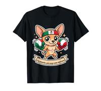 Soy Pequeño Pero Pego Como Mexicano Chihuahua Boxing T-Shirt