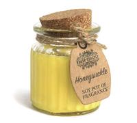 Soy Pot Of Fragrance Glass Jar Candle - Honeysuckle