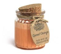 Soy Pot Of Fragrance Glass Jar Candle - Spiced Orange