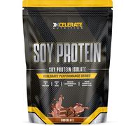 Soy Protein Powder - 90% Plant-Based Protein for Lean Muscle Growth, Supports Weight Management & Digestive Health | 100% Vegan-Friendly, Gluten-Free - by XCelerate Nutrition (5Kg, Chocolate)