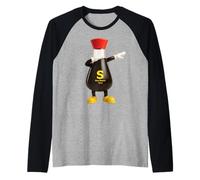 Soy Sauce Dabbing Costume Theme Party Asian Food Sushi Ramen Raglan Baseball Tee