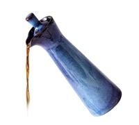 Soy Sauce Dispenser - 120ml Japanese Ceramic Vinegar Storage | Olive Oil Dispenser Bottle | Pouring Container for Kitchen Syrup, Spices, Cooking Condiments, Honey, Pantry, Countertop, Restaurant