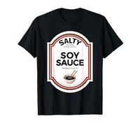 Soy Sauce Halloween Funny Condiments Matching Costume Label T-Shirt