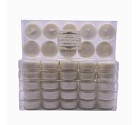 Soy Tealight Candles Scented with Clear Cup- Pack of 60,Assorted 6 Luxury Aromatheraphy Collect-Lavender/Rose/Jasmine Tea/Vanilla/Basil Orange/Apple, Pleasing Smell for Home Decor. Gift